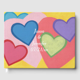 Libros de Bodas personalizados de colores