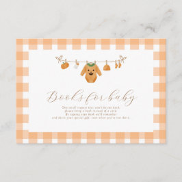 Libros de calabaza para bebé de la tarjeta 3.5x5