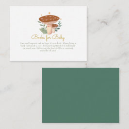 Libros de champiñones de Woodland para Tarjeta de