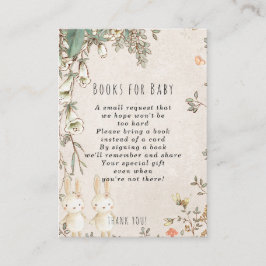 Libros de conejo para chicas gemelos para tarjeta