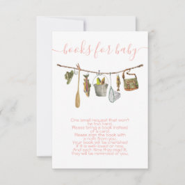 Libros de cordel de pesca para tarjeta de bebé niñ