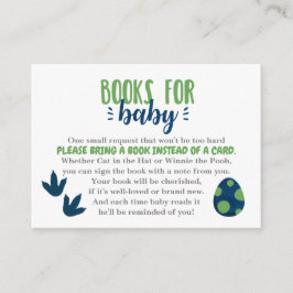 Libros de Dinosaurios para Invitación al Bebé Inse