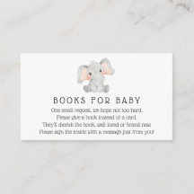 Libros de elefantes para la tarjeta de presentació