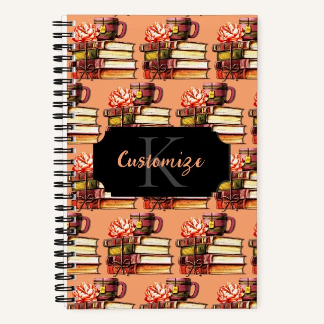 Libros De Engranaje Y Té Personalizados (Anverso)