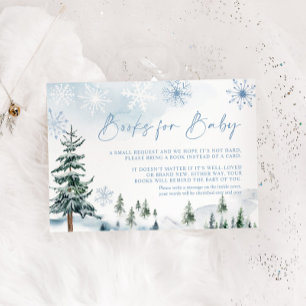 Libros de Invierno para Tarjeta de Bebé