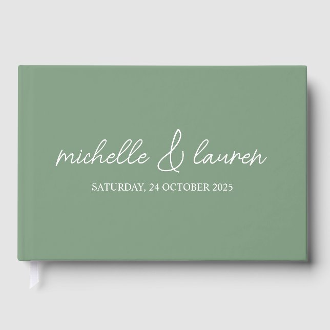 Libros de invitados de boda personalizados, P de b (Anverso)