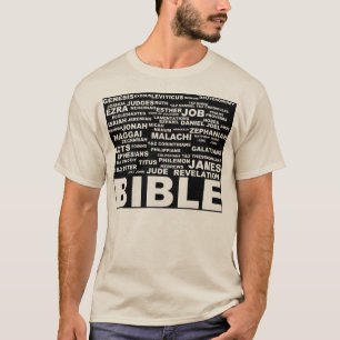 LIBROS de la camiseta de la BIBLIA