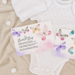 Libros De Mariposa Para Tarjeta De Bebé