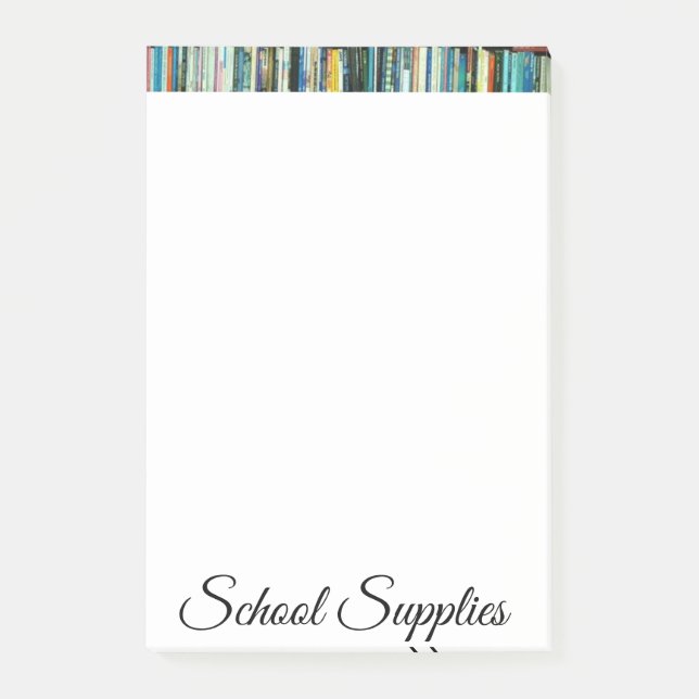 Libros de notas posteriores (Anverso)