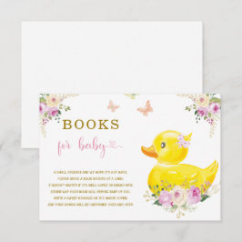 Libros de patito de goma para tarjetas de bebé