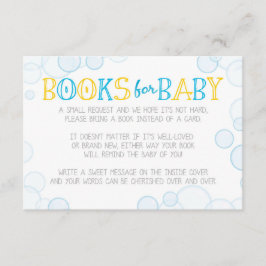 Libros de pato de goma para tarjetas de inserción