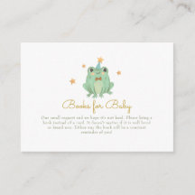 Libros de rana cortada para la tarjeta de envoltur