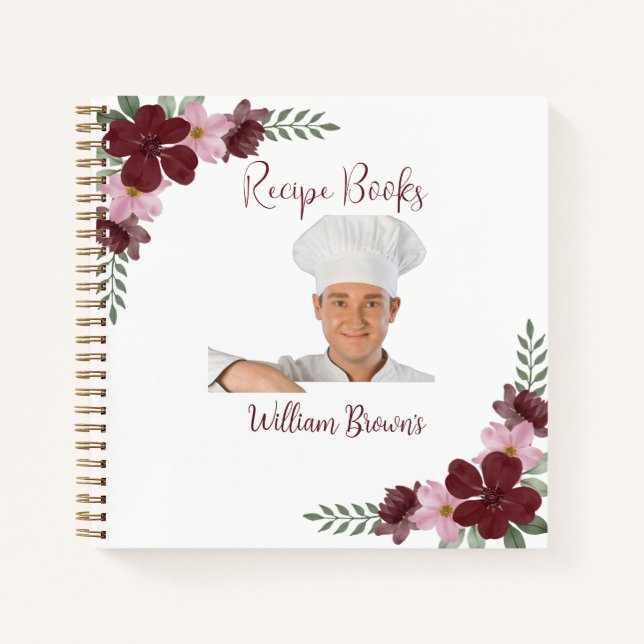 Libros de recetas de fotografía personalizado (Anverso)