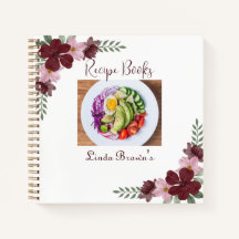 Libros de recetas de fotografía personalizado