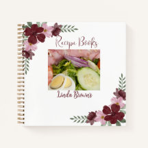 Libros de recetas de fotografía personalizado