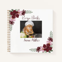 Libros de recetas de fotografía personalizado