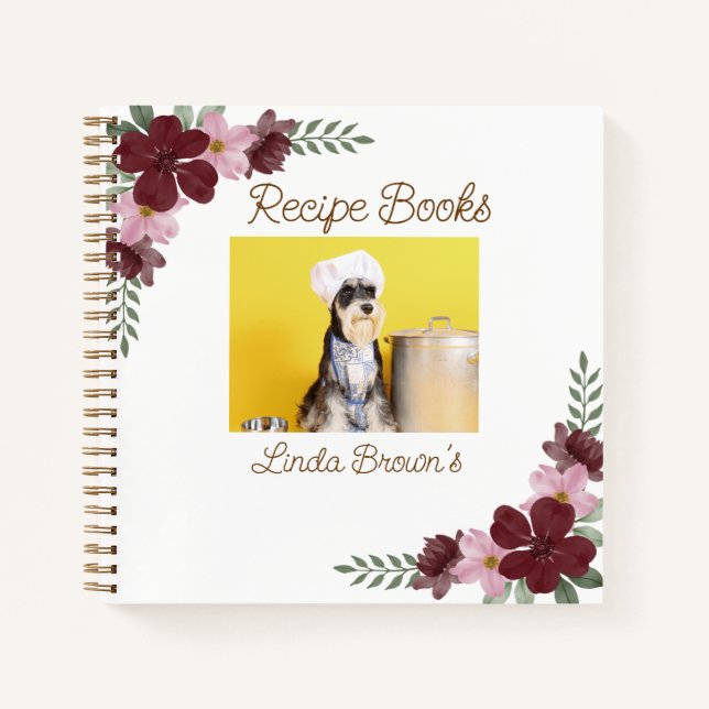 Libros de Recetas de Fotos Personalizadas (Anverso)