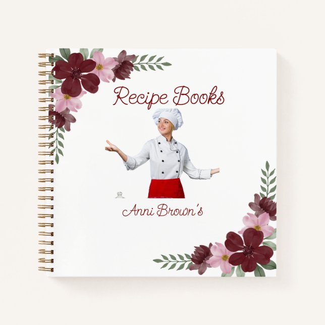 Libros de Recetas de Fotos Personalizadas (Anverso)