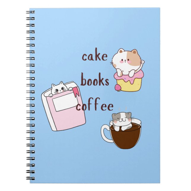 Libros de Torta Cuaderno de Café (Frente)