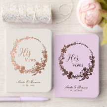Libros de Votos de Bodas con Hojas de Papel de Est