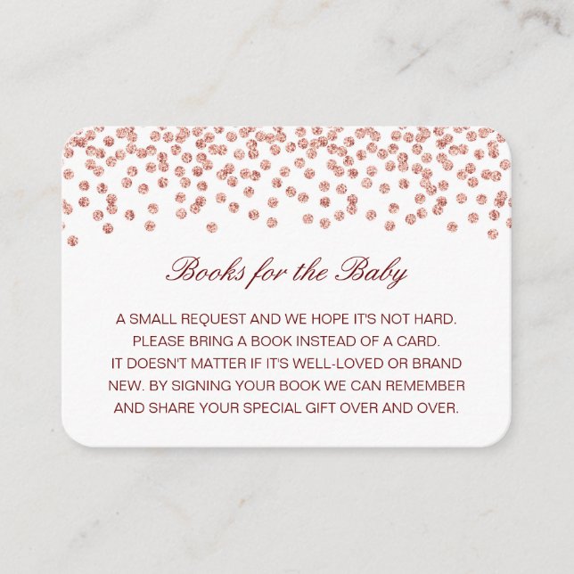 Libros editables para la tarjeta Baby Insert (Anverso)