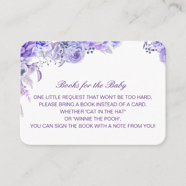 Libros editables para la tarjeta Baby Insert (Anverso)