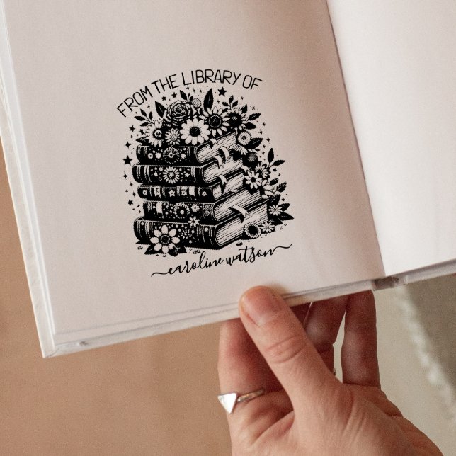Libros florales de la biblioteca del sello de cauc (Subido por el creador)