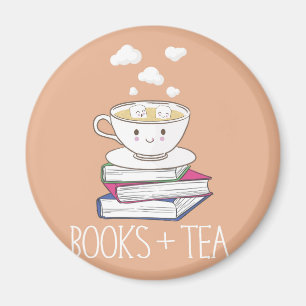 Libros + imán de té