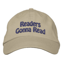 Libros leyendo Gorra bordado