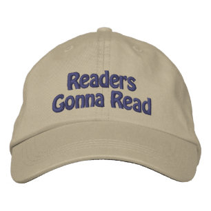 Libros leyendo Gorra bordado
