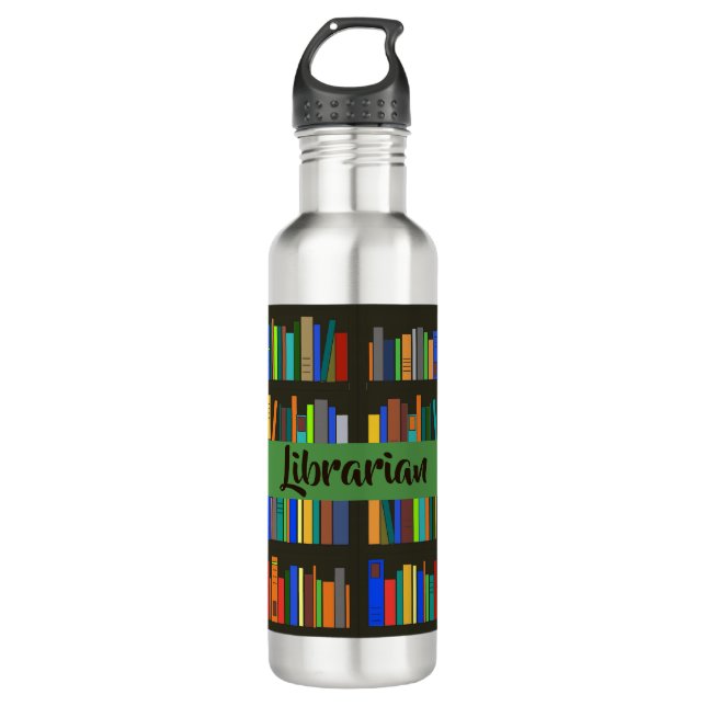 Libros Librerías Diseño Botella de Agua (Anverso)