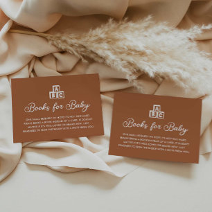 Libros modernos para bebés con tarjeta