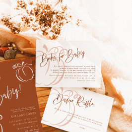 Libros para Baby Pumpkin Boho Terracotta Baby Show