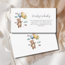 Libros Para Bebé Bear Balloon Shower Tarjeta De Al