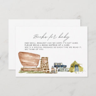 Libros para bebé, tarjeta de recinto Baby Shower, 