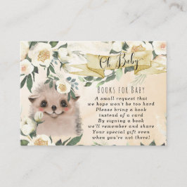 libros para bebés para tarjetas de solicitud de be