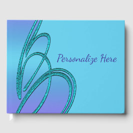 Libros para invitados de la fiesta de la boda azul