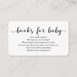 Libros para la inserción de tarjetas para bebés pa