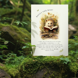 Libros para la tarjeta de cierre de Baby Shower He