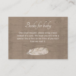 Libros para la tarjeta de inscripción para bebés -