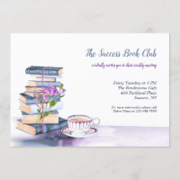 Libros para leer la invitación al club de libros