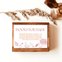 Libros para tarjeta de bebé, Baby Shower de crecim