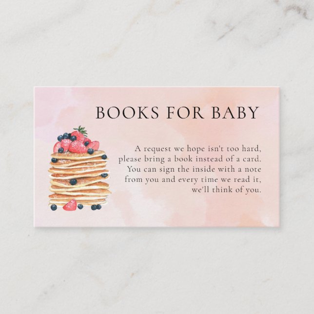 Libros para tarjeta de envoltorio de Baby Baby Sho (Anverso)