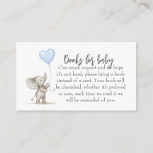Libros para tarjeta de inserción Baby Shower - Ele