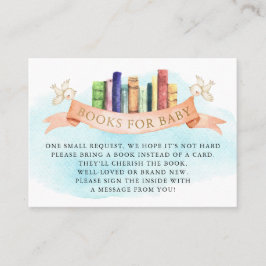 Libros para tarjeta de inserción de bebé