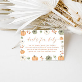 Libros para tarjeta para bebé | Fall Pumpkin Baby