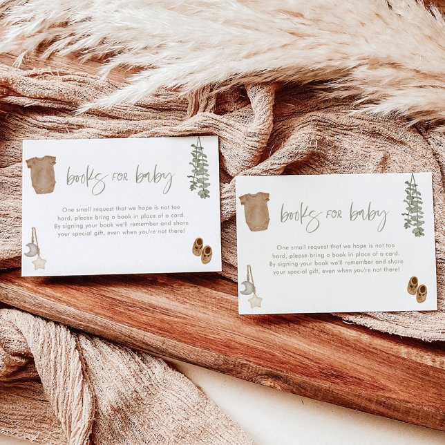 Libros para tarjeta para bebé | Sage Green Boy Bab (Subido por el creador)