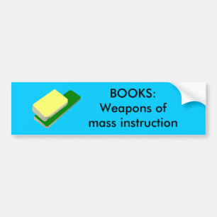 LIBROS - pegatinas para el parachoques