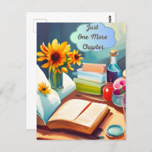 Libros, postal para el cruce de postales