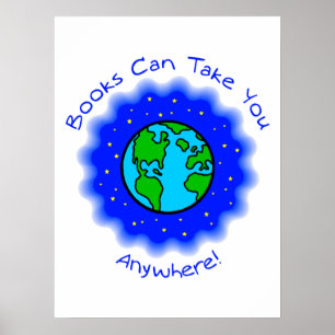 Libros pueden llevarle Posters -4 tamaños, 5 tipos